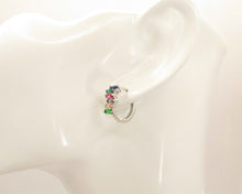 Cargar imagen en el visor de la galería, ARGOLLAS VITA ENCHAPADAS EN ORO BLANCO