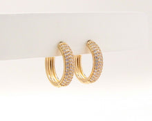 Cargar imagen en el visor de la galería, ARGOLLAS POLAR BIG ENCHAPADO EN ORO