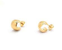 Cargar imagen en el visor de la galería, ARGOLLAS THICK MINI ENCHAPADAS EN ORO
