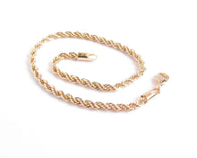 Cargar imagen en el visor de la galería, PULSERA ROPE HOMBRE ENCHAPADA EN ORO 18K