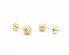 Cargar imagen en el visor de la galería, AROS PELOTA FOSCA 6MM - ENCHAPADAS EN ORO