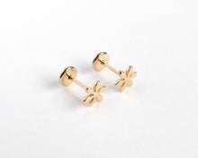 Cargar imagen en el visor de la galería, ABRIDORES FLOR LISA ENCHAPADOS EN ORO