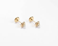 Cargar imagen en el visor de la galería, ABRIDORES PERLA CENTRAL ENCHAPADO EN ORO