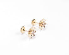 Cargar imagen en el visor de la galería, ABRIDORES FLOR CALADA ENCHAPADO EN ORO