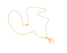 Cargar imagen en el visor de la galería, COLLAR HUELLA DE PERRO ENCHAPADO EN ORO