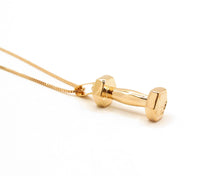Cargar imagen en el visor de la galería, COLLAR MANCUERNA ENCHAPADO EN ORO