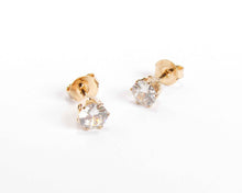 Cargar imagen en el visor de la galería, AROS PUNTOS DE LUZ GRANDES ENCHAPADO EN ORO