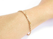 Cargar imagen en el visor de la galería, PULSERA ESLABÓN ENCHAPADA EN ORO 18K