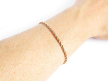 Cargar imagen en el visor de la galería, PULSERA ROPE HOMBRE ENCHAPADA EN ORO 18K