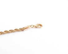 Cargar imagen en el visor de la galería, PULSERA ROPE HOMBRE ENCHAPADA EN ORO 18K