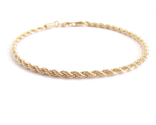 Cargar imagen en el visor de la galería, PULSERA ROPE HOMBRE ENCHAPADA EN ORO 18K