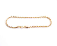 Cargar imagen en el visor de la galería, PULSERA ROPE HOMBRE ENCHAPADA EN ORO 18K