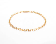 Cargar imagen en el visor de la galería, PULSERA ESLABÓN ENCHAPADA EN ORO 18K