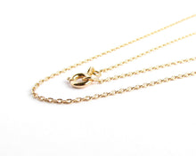 Cargar imagen en el visor de la galería, CADENA CLÁSICA LIMADA ENCHAPADA EN ORO