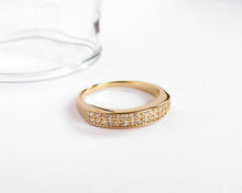 Cargar imagen en el visor de la galería, ANILLO EMMA ENCHAPADO EN ORO