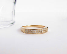 Cargar imagen en el visor de la galería, ANILLO EMMA ENCHAPADO EN ORO