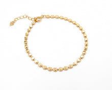 Cargar imagen en el visor de la galería, PULSERA DE MOSTACILLAS SÓLIDAS ENCHAPADA EN ORO 18K