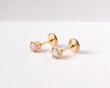 Cargar imagen en el visor de la galería, ABRIDORES PUNTO LUZ BLANCO ENCHAPADO EN ORO