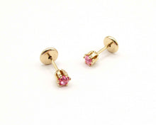 Cargar imagen en el visor de la galería, ABRIDORES ROSADO OSCURO ENCHAPADO EN ORO