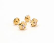 Cargar imagen en el visor de la galería, ABRIDORES FLOR PINK ENCHAPADO EN ORO