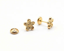 Cargar imagen en el visor de la galería, ABRIDORES FLOR TALLADA ENCHAPADOS EN ORO