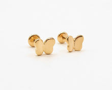 Cargar imagen en el visor de la galería, ABRIDORES MARIPOSA LISA  ENCHAPADO EN ORO