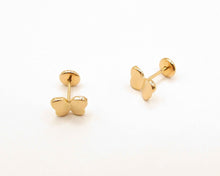 Cargar imagen en el visor de la galería, ABRIDORES MARIPOSA LISA  ENCHAPADO EN ORO