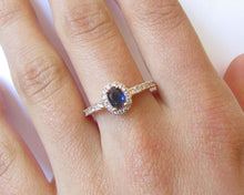 Cargar imagen en el visor de la galería, ANILLO LADY DI TURMALINA ENCHAPADO EN ORO