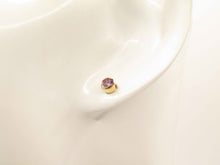 Cargar imagen en el visor de la galería, ABRIDORES PUNTO AMATISTA ENCHAPADO EN ORO