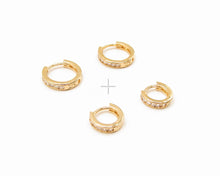 Cargar imagen en el visor de la galería, PACK ARGOLLAS SIENA ENCHAPADO EN ORO