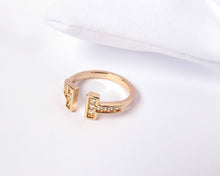 Cargar imagen en el visor de la galería, ANILLO JACINTA ENCHAPADO EN ORO