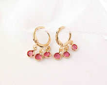Cargar imagen en el visor de la galería, ARGOLLAS COLOR ENCHAPADAS EN ORO