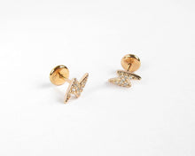 Cargar imagen en el visor de la galería, ABRIDORES RAYOS MINI ENCHAPADOS EN ORO 18K