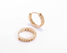 Cargar imagen en el visor de la galería, TRIO ARGOLLA CADENA MINI ENCHAPADO EN ORO