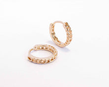 Cargar imagen en el visor de la galería, TRIO ARGOLLA CADENA MINI ENCHAPADO EN ORO
