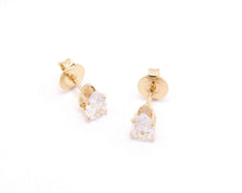 Cargar imagen en el visor de la galería, AROS PUNTO DE LUZ GOTA ENCHAPADO EN ORO