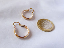 Cargar imagen en el visor de la galería, ARGOLLAS BOTE SLIM ENCHAPADAS EN ORO