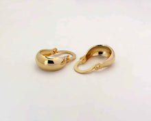 Cargar imagen en el visor de la galería, ARGOLLAS BOTE MINI 2 ENCHAPADAS EN ORO