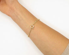 Cargar imagen en el visor de la galería, PULSERA TIMÓN ENCHAPADA EN ORO 18K
