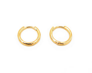 ARGOLLAS TUBO CLICK ENCHAPADAS EN ORO
