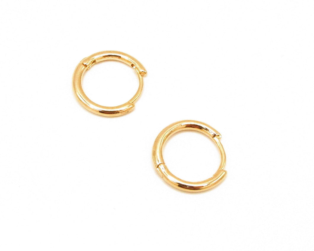 ARGOLLAS TUBO CLICK ENCHAPADAS EN ORO