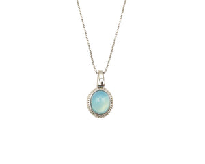 COLLAR AURA AGATA AZUL