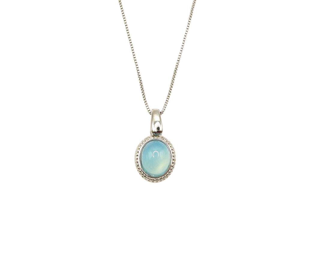 COLLAR AURA AGATA AZUL