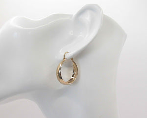 ARGOLLAS BOTE 21 MM  ENCHAPADAS EN ORO