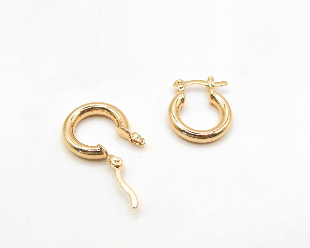 ARGOLLAS TUBO 16 MM ENCHAPADAS EN ORO