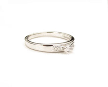 Cargar imagen en el visor de la galería, ANILLO PAVÉ MINI ENCHAPADO EN ORO BLANCO
