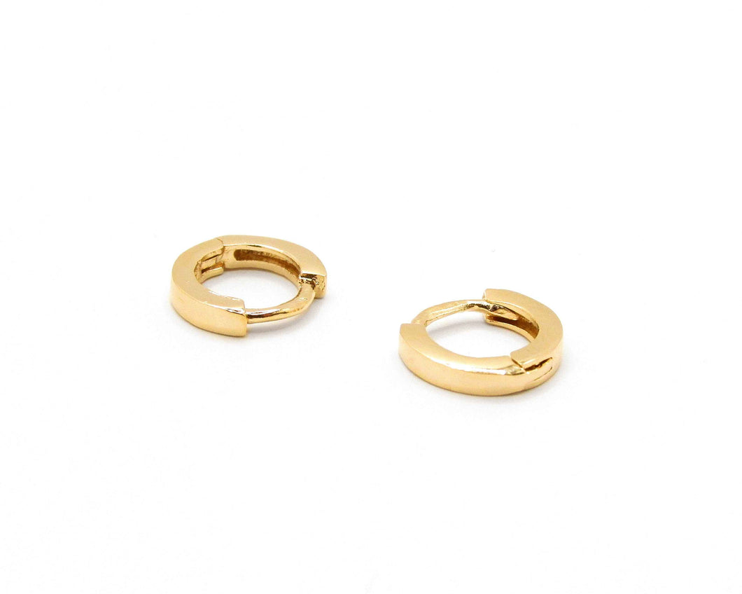 ARGOLLAS BASIC ENCHAPADAS EN ORO 9.5 MM