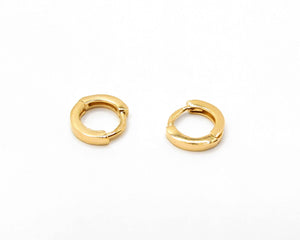 ARGOLLAS BASIC ENCHAPADAS EN ORO 9.5 MM