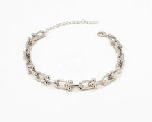 Cargar imagen en el visor de la galería, PULSERA HARD WEAR ENCHAPADA EN ORO BLANCO
