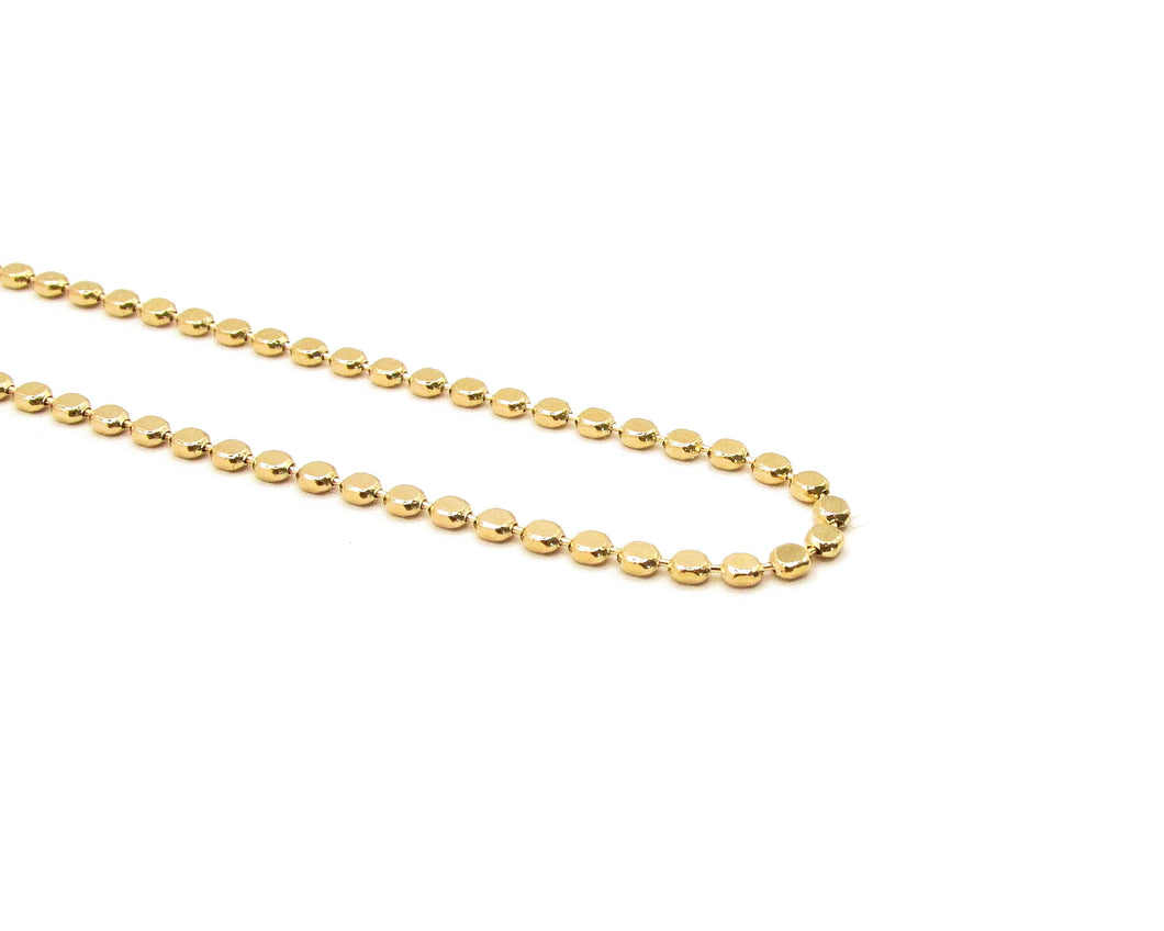 CHOCKER MINI PUNTOS ENCHAPADO EN ORO